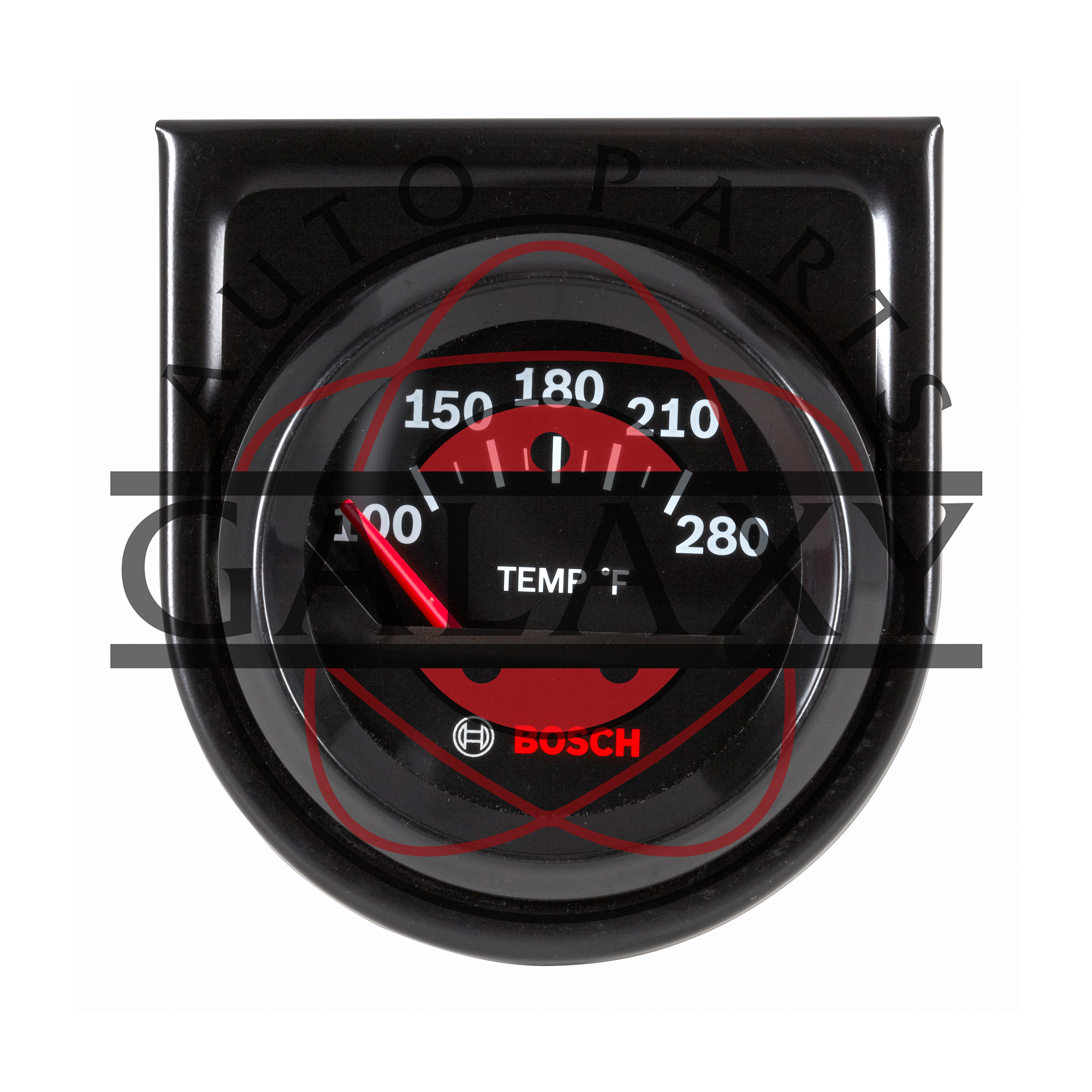 Bosch FST8211 Style Line 2" Electrical Water/Oil Temperature Gauge Black Face