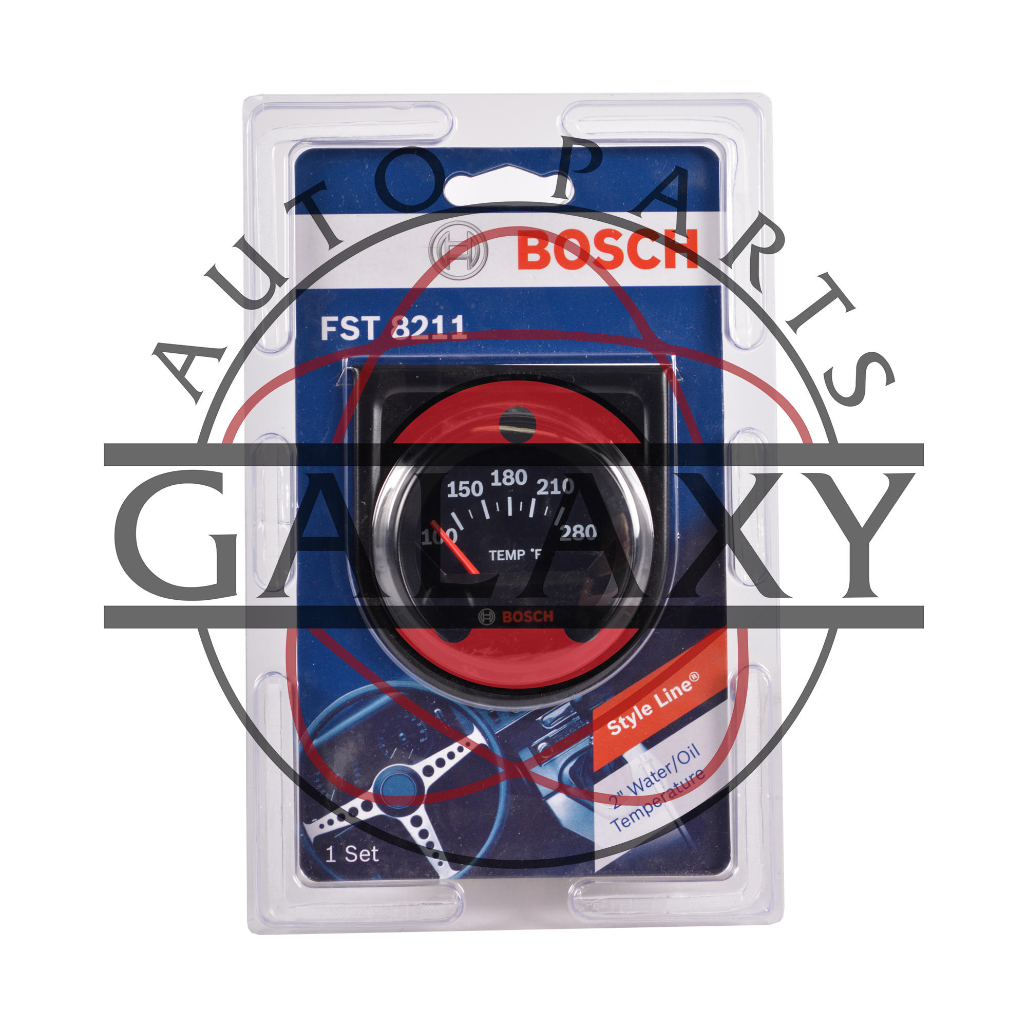 Bosch FST8211 Style Line 2" Electrical Water/Oil Temperature Gauge