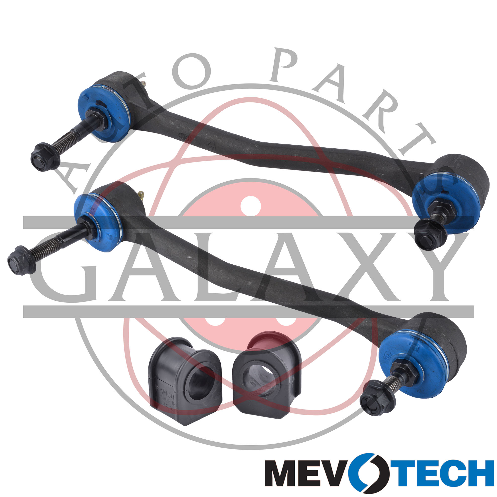 New Replacement Sway Bar End Links & Bushings Pair For Ford F250 F350