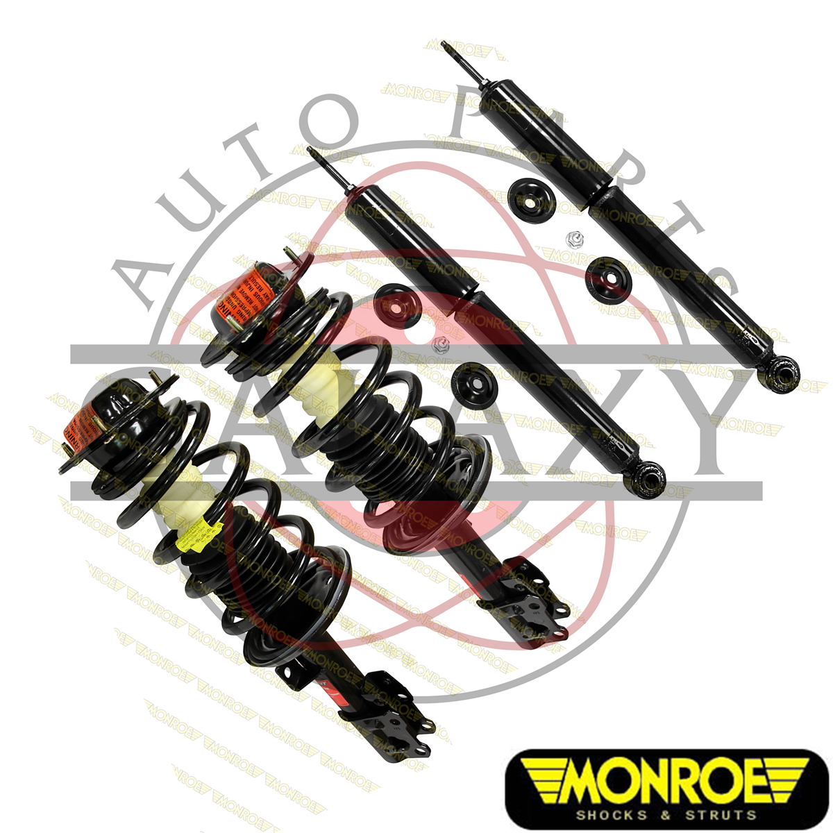 Monroe Brand New Complete Front Struts & Rear Shocks Chevy Malibu 2004