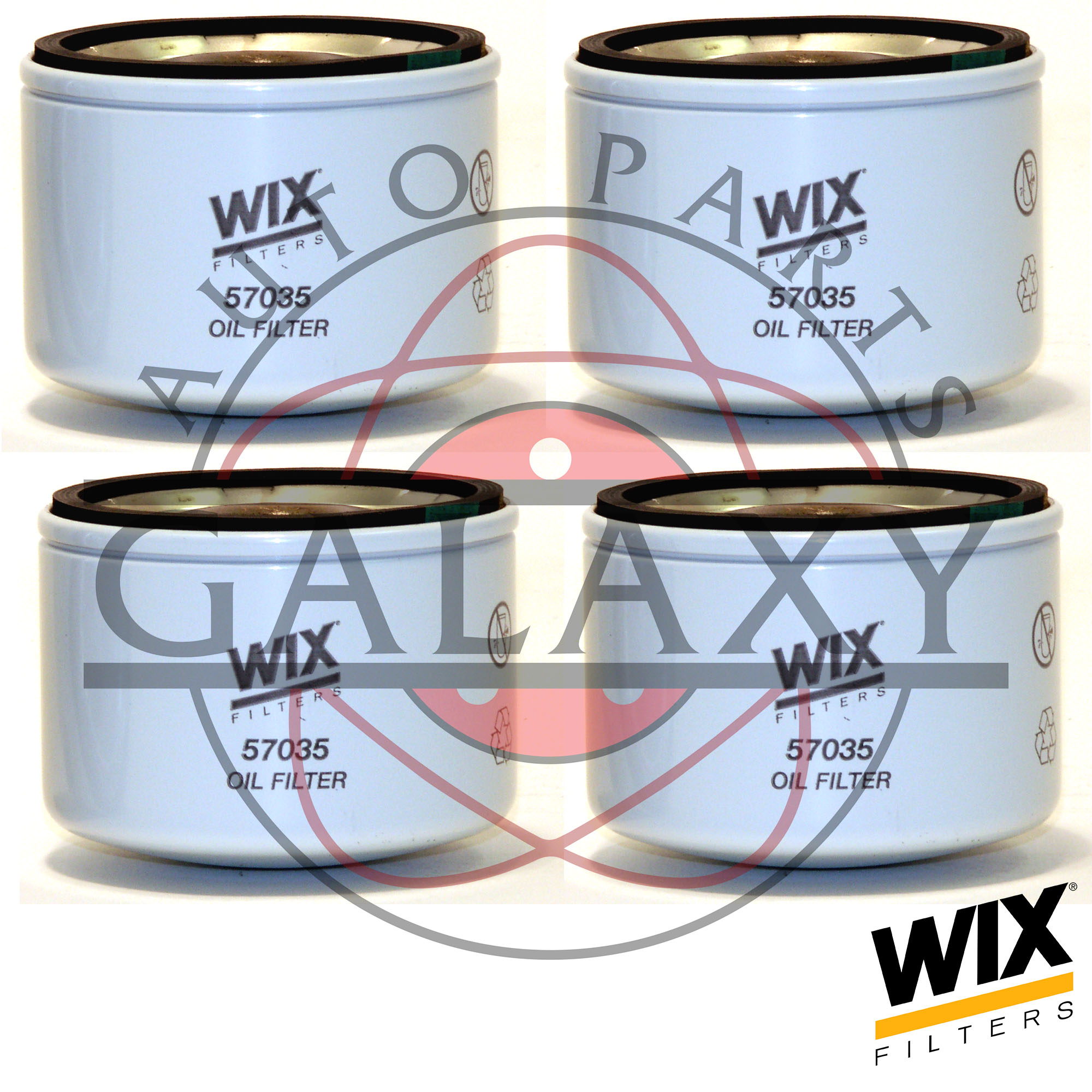Wix 57035 Oil Filter X4 Aprilia Mana 850 Shiver 750 John Deere Gator